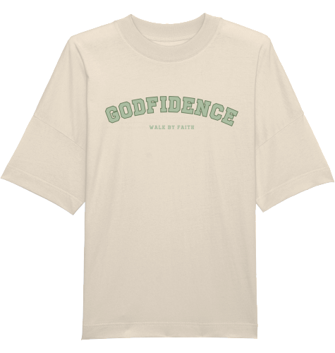 GODFIDENCE COLLEGE OVERSIZED SHIRT