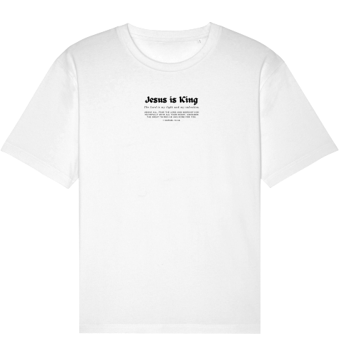 JESUS IS KING white Shirt