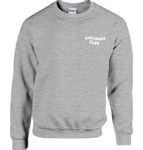 GODFIDENCE CLUB SWEATER Grau/schwarz