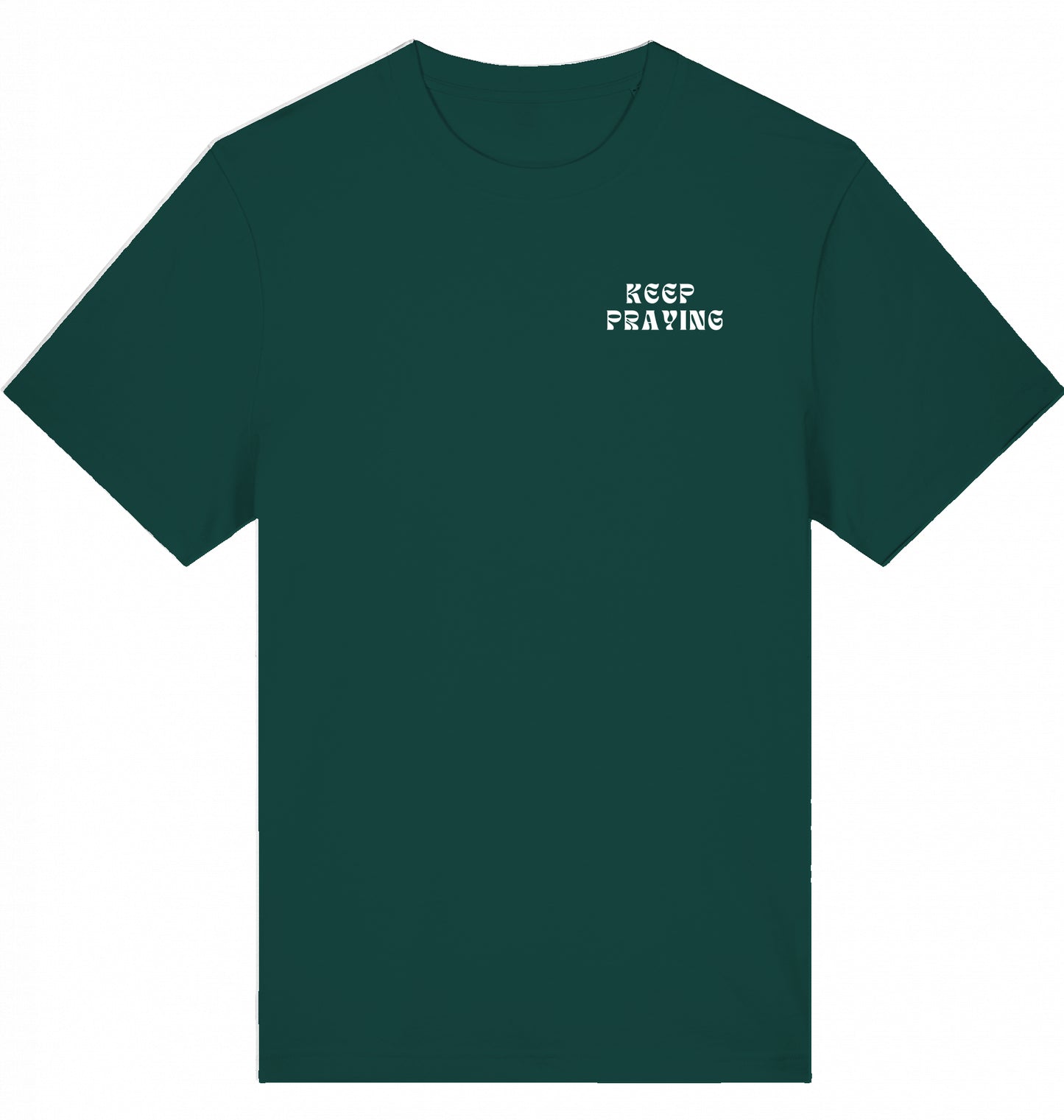 KEEP PRAYING SHIRT GRÜN