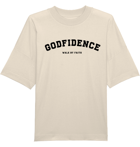 GODFIDENCE COLLEGE OVERSIZED SHIRT