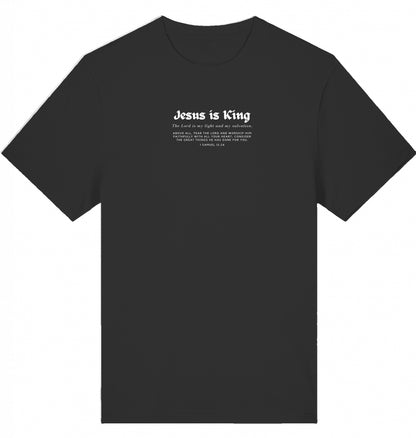 JESUS IS KING SHIRT SCHWARZ neu