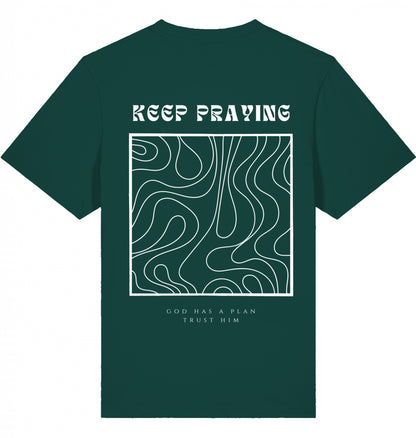KEEP PRAYING SHIRT GRÜN