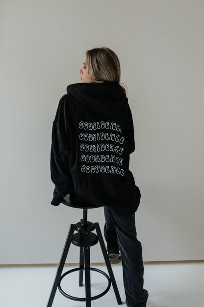 GODFIDENCE WAVE HOODIE SCHWARZ