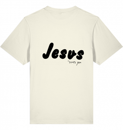 "JESUS LOVES YOU" TSHIRT BEIGE