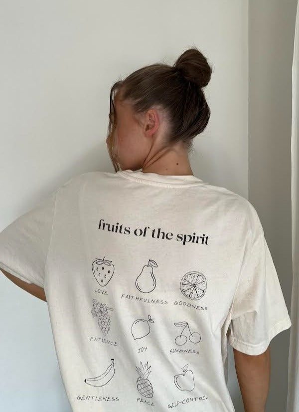 FRUITS OF THE SPIRIT SHIRT BEIGE