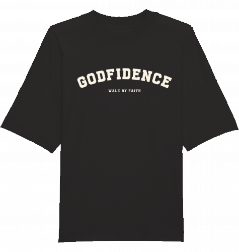 GODFIDENCE COLLEGE OVERSIZED SHIRT