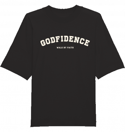 GODFIDENCE COLLEGE OVERSIZED SHIRT