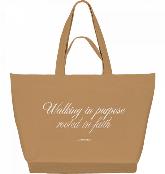 Rooted - Shopping Bag latte