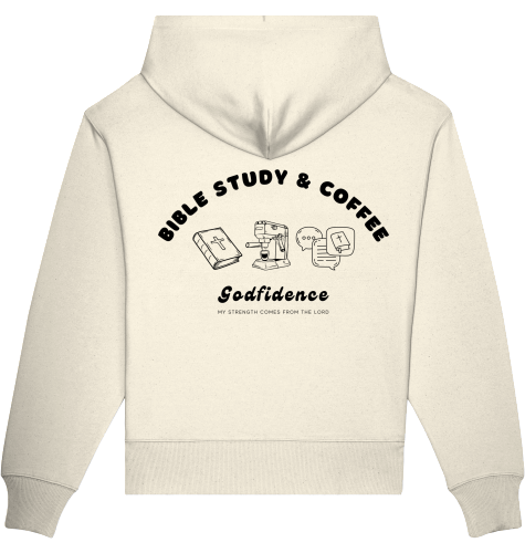 BIBLE STUDY AND COFFEE HOODIE BEIGE