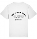 BIBLE STUDY & COFFEE TSHIRT WEIß