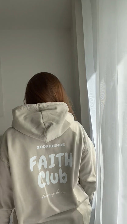 FAITH CLUB HOODIE NATURAL