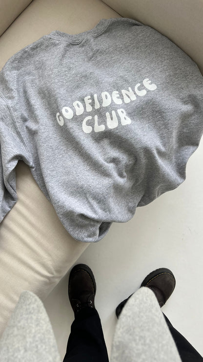 GODFIDENCE CLUB SWEATER Grey/black