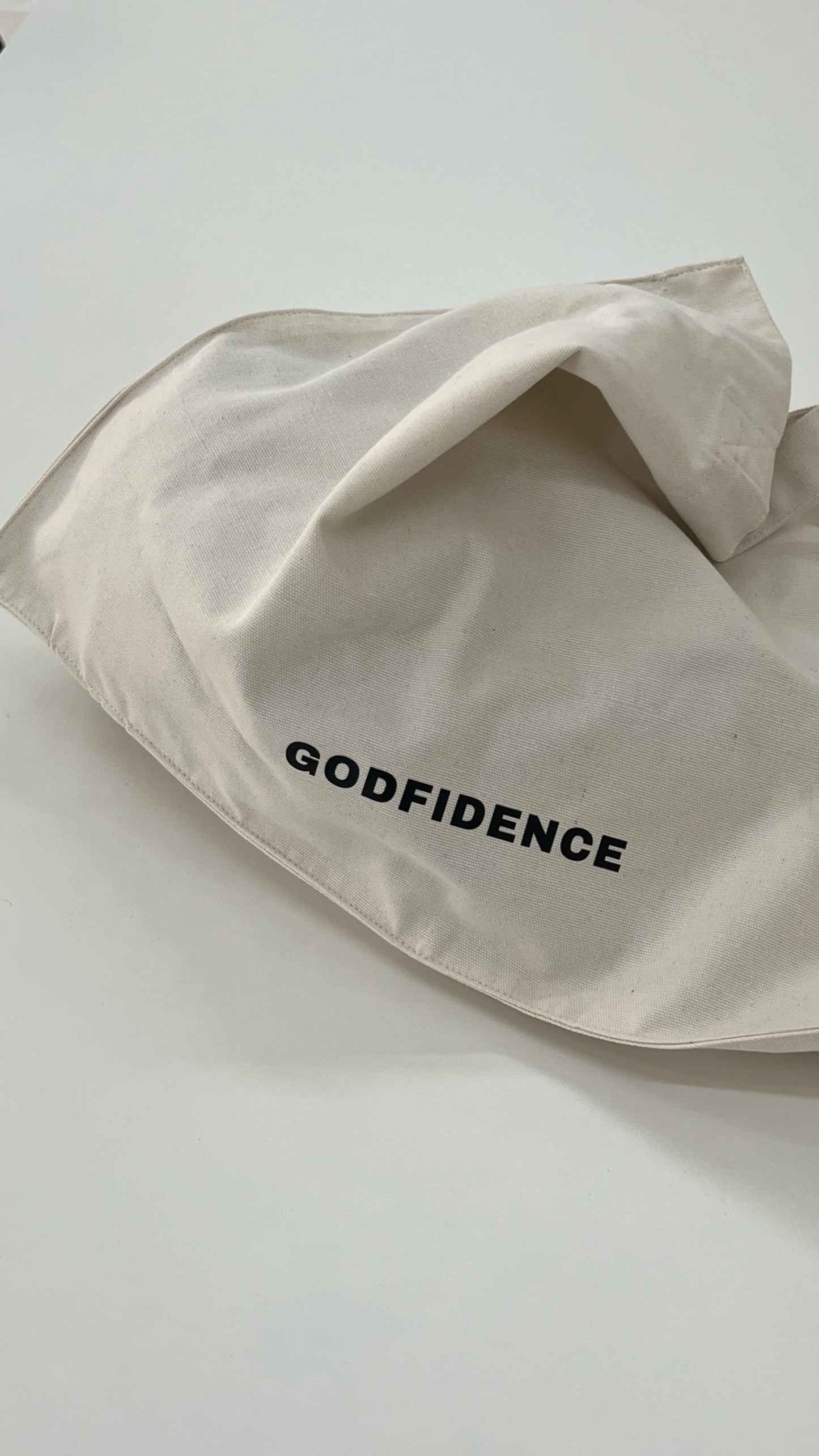 SHOPPING BAG GODFIDENCE MINIMALIST