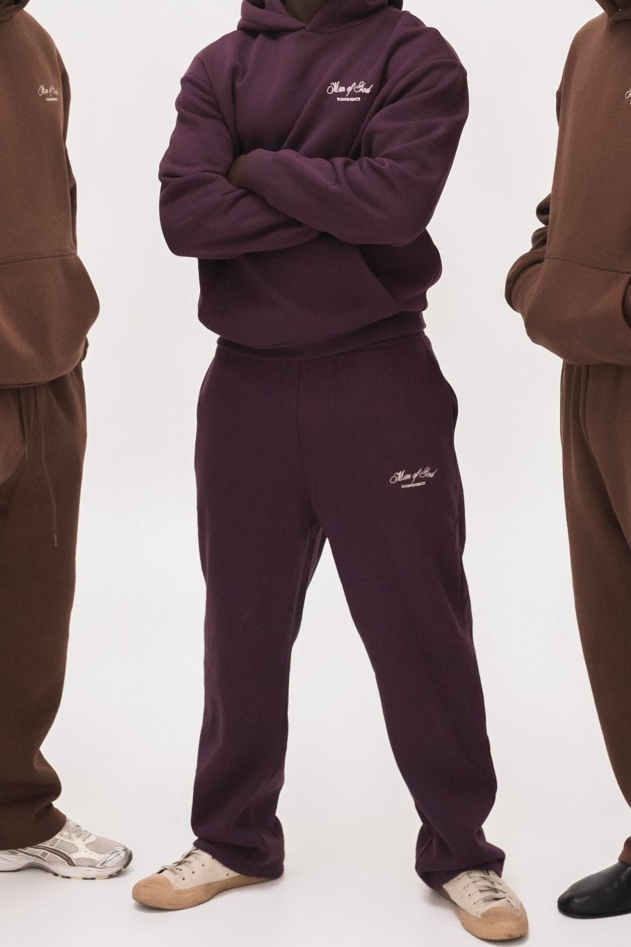 Man of God Hose - Dunkel Lila