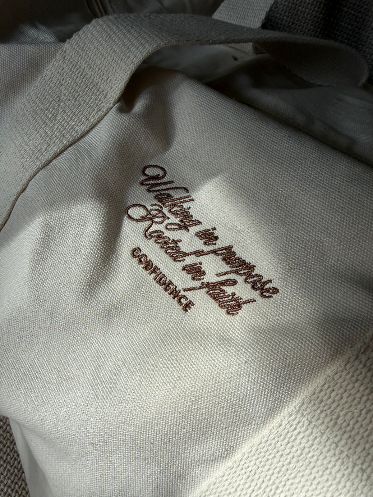 Rooted - Sporttasche beige