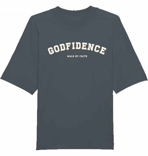 GODFIDENCE COLLEGE OVERSIZED SHIRT