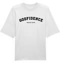 GODFIDENCE COLLEGE OVERSIZED SHIRT