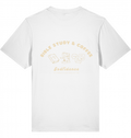 "BIBLE STUDY & COFFEE" TSHIRT BEIGE AUFSCHRIFT