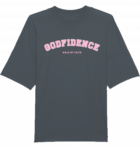 GODFIDENCE COLLEGE OVERSIZED SHIRT