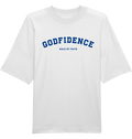 GODFIDENCE COLLEGE OVERSIZED SHIRT