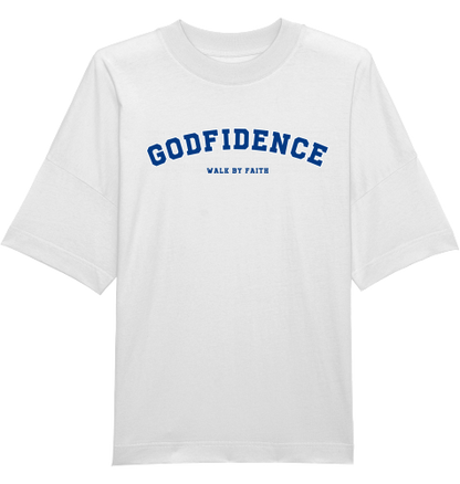 GODFIDENCE COLLEGE OVERSIZED SHIRT