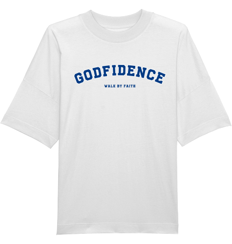 GODFIDENCE COLLEGE OVERSIZED SHIRT