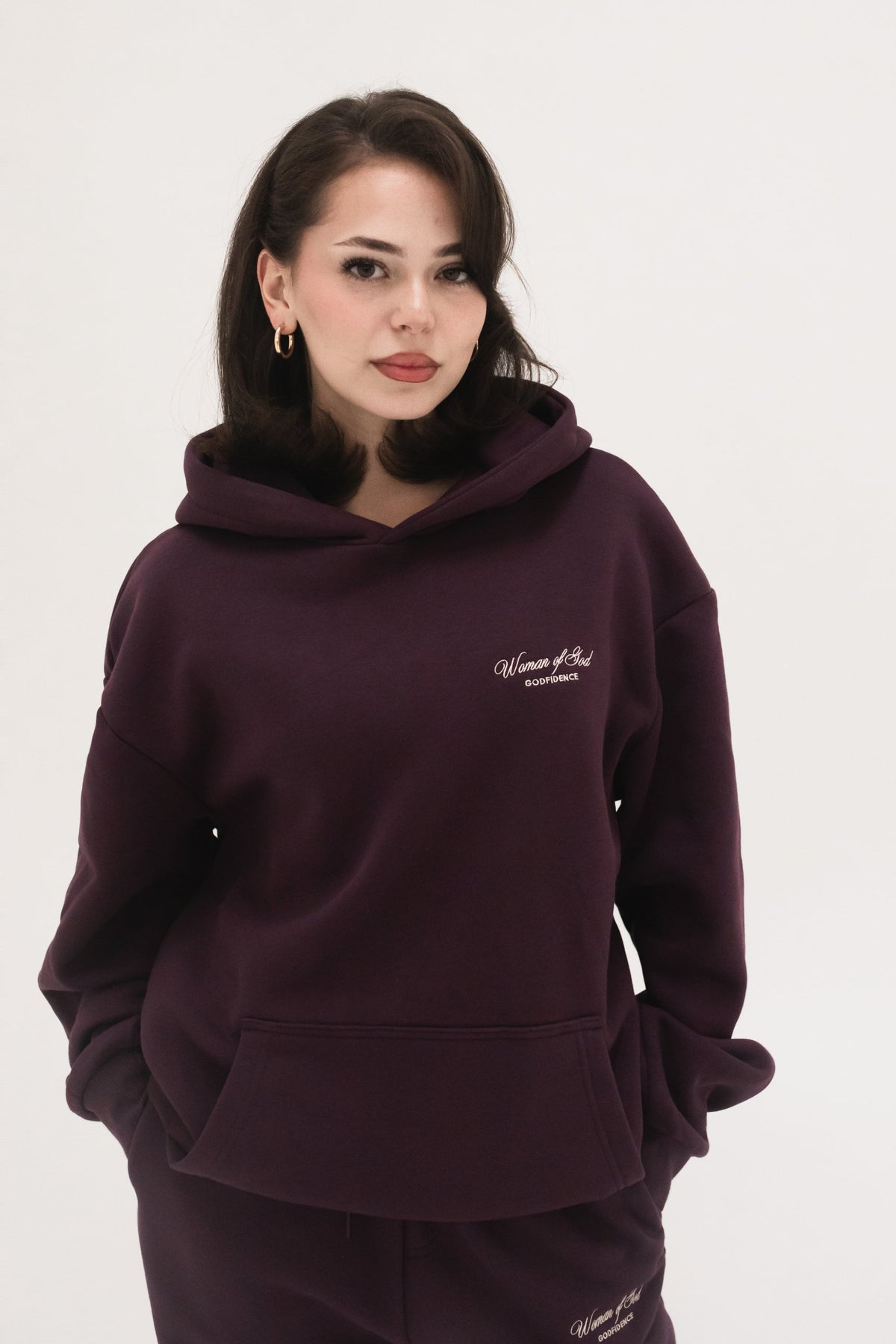 Woman of God Hoodie purple