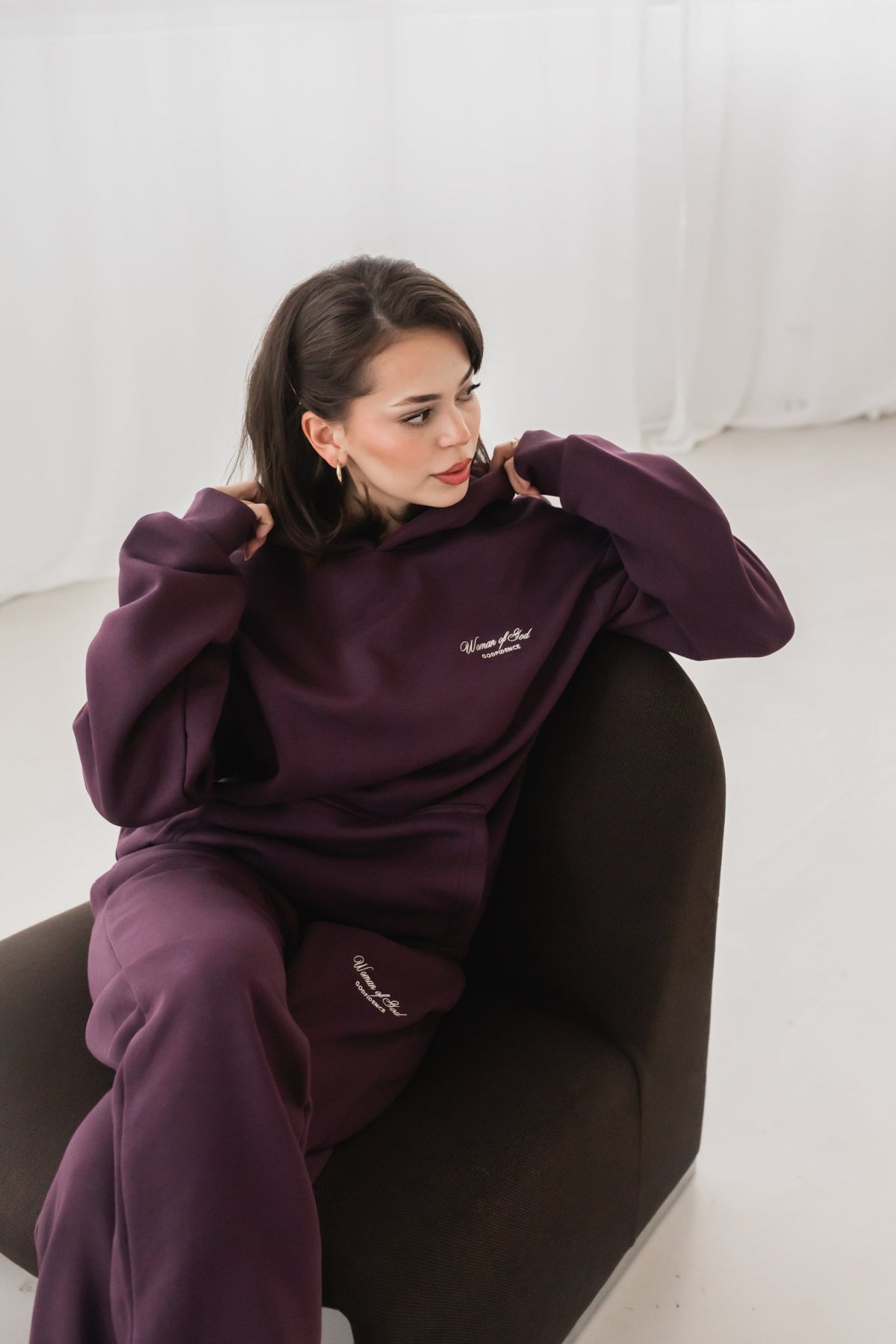 Woman of God Hoodie purple